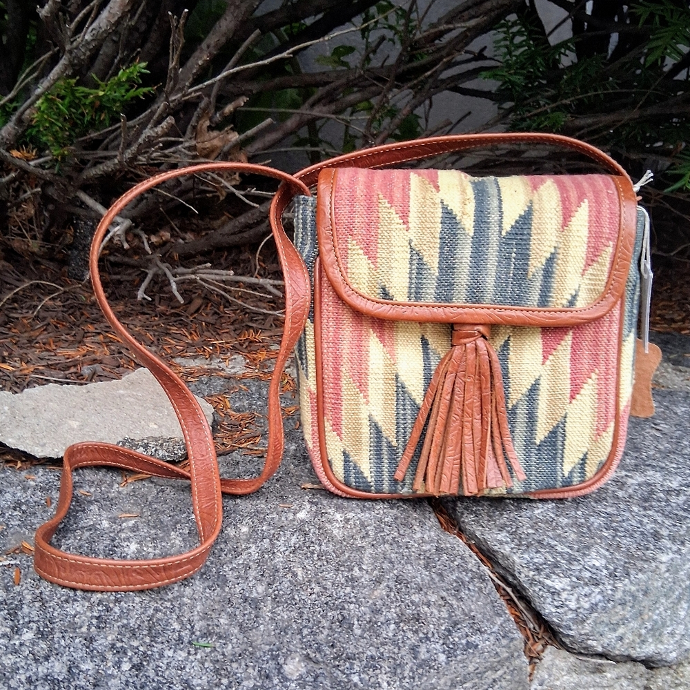 Vtg. Kilim Crossbody Bag